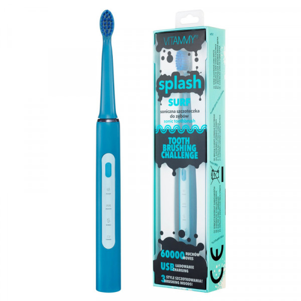 Splash ultrasonic toothbrush