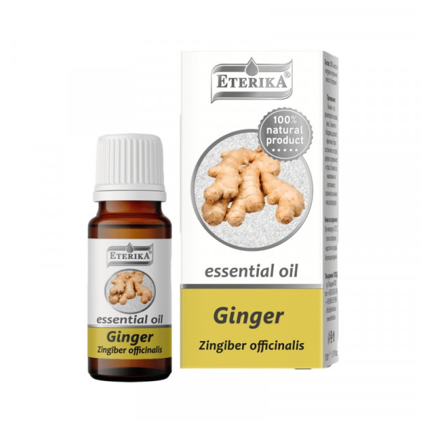 Имбирь 100% натуральное эфирное масло (Zingiber Officinale), 10 мл