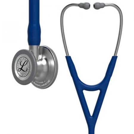 6154 3M Littmann Cardiology IV stetoskops Navy Blue krāsā ar nerūsējošā tērauda galviņu
