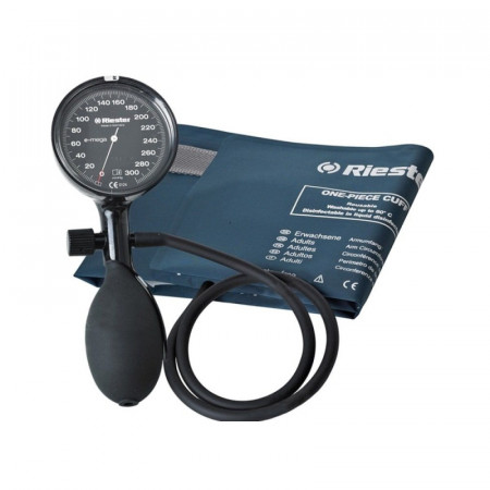Riester 1250-150 R1 shock-proof professional aneroid sphygmomanometer for adult clinical use