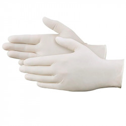 Puder free latex gloves L size