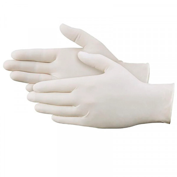 Latex gloves with powder M size