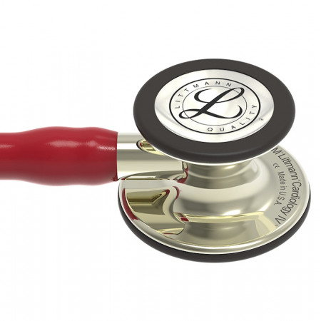 6176 Littmann Cardiology IV Stethoscope (Burgundy / Champagne) | Axios.lv