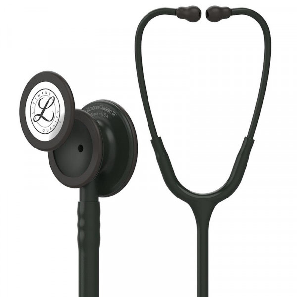 6163 Littmann Cardiology IV stetoskops (Black / Black Finish)