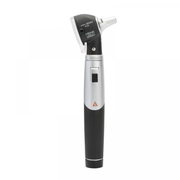 HEINE Mini 3000 F.O. Pocket Otoscope, Black (D-008.70.110)