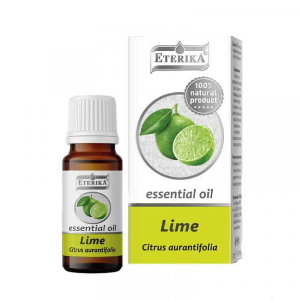 Laims (Citrus Aurantifolia) — 100% dabīga ēteriskā eļļa Eterika, 10 ml