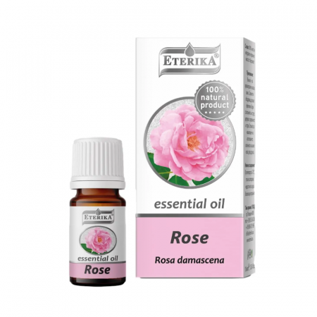 Rozes 100% dabīga ēteriskā eļļa, premium Bulgārijas kvalitāte, 0.6 ml fiala aromterapijai