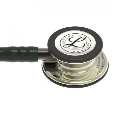 5861 Littmann Classic III Stethoscope (Black / Champagne Finish) | Axios.lv