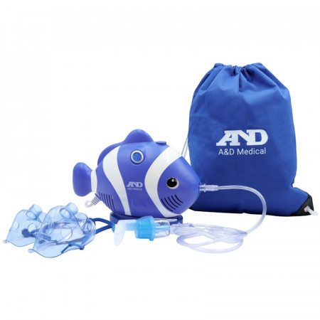 Pediatric Nebulizer A&D UN-019 (Blue Fish) | Axios.lv