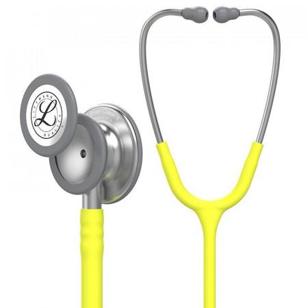 5839 3M Littmann Classic III stetoskops Lemon Lime krāsā ar nerūsējošā tērauda galviņu