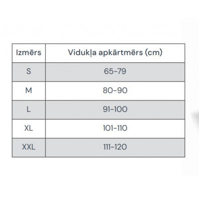 Saturoša josta mugurai pirkt Rīgā uz vietas ar piegādi