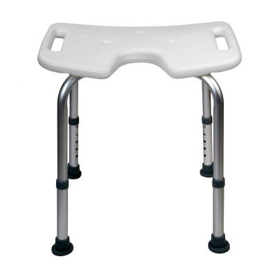 Shower stool Wilson RF811 with U-shape seat