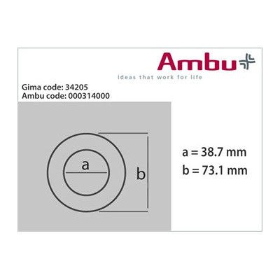 Ambu Baby N° 0 Silicone Face Mask | Axios.lv
