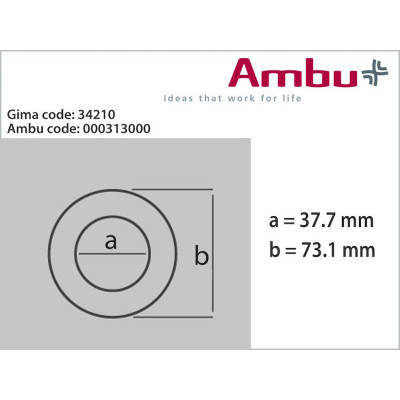 Ambu Baby N° 0A Silicone Face Mask (Premature) | Axios.lv