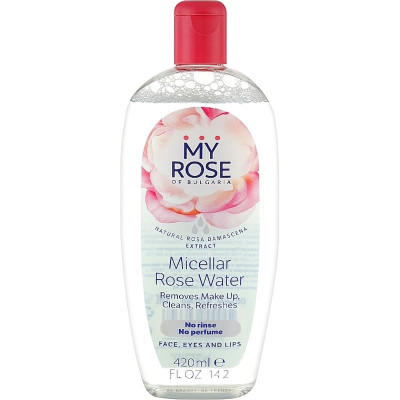 My Rose of Bulgaria micelārais rožu ūdens sejas attīrīšanai 420 ml