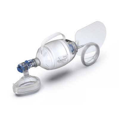 No. 5 adult silicone resuscitator kit BVM with mask GIMA 34263