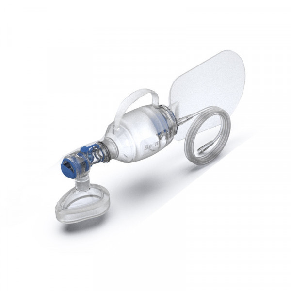 No. 3 Child Silicone Resuscitator Kit with Mask GIMA 34264