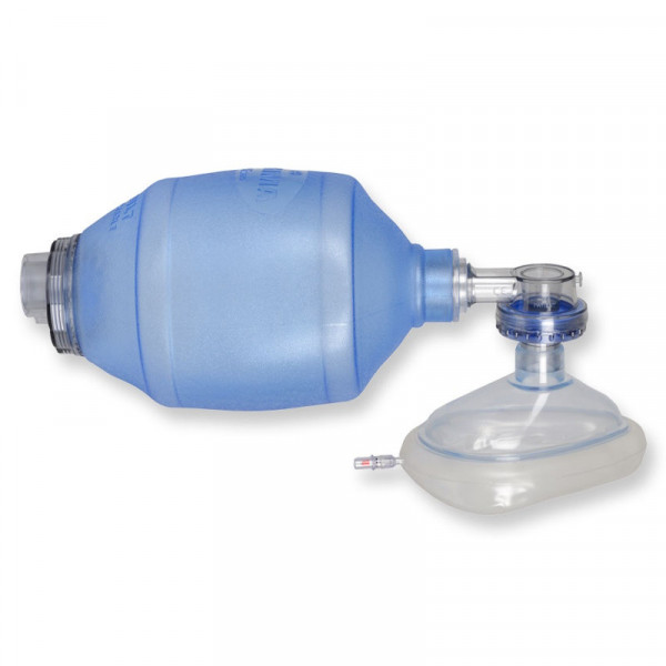 Adult PVC Single-Use Resuscitator with Mask GIMA 34277