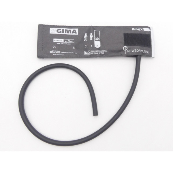 Premium Newborn Blood Pressure Cuff (1 Tube, TPU Bladder), GIMA
