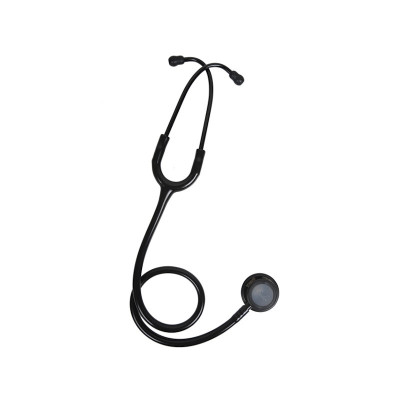 GIMA Evolve professional dual head stethoscope in an elegant all black finish