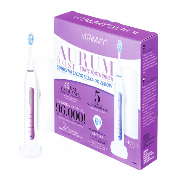 Aurum Rose ultrasonic toothbrush