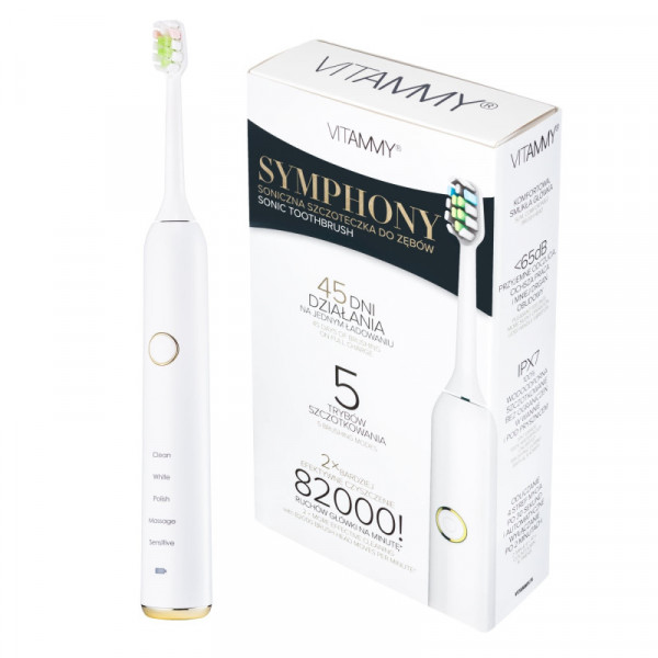 Symphony White ultrasonic toothbrush