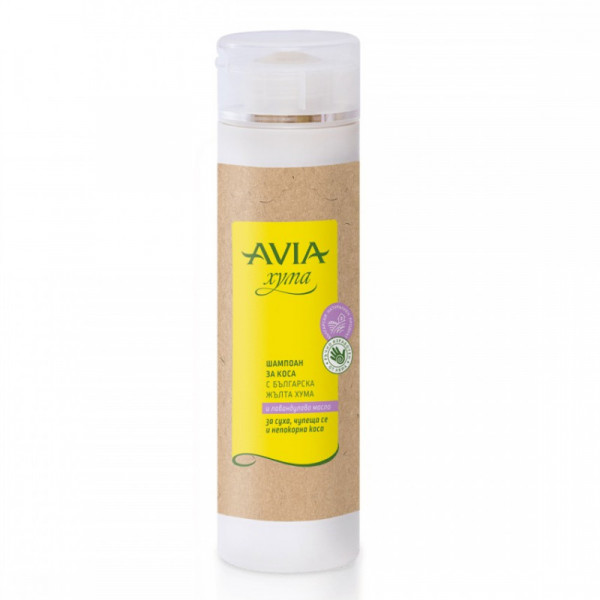 AVIA 100% Natural Yellow Fuller's Earth & Lavender Oil Shampoo