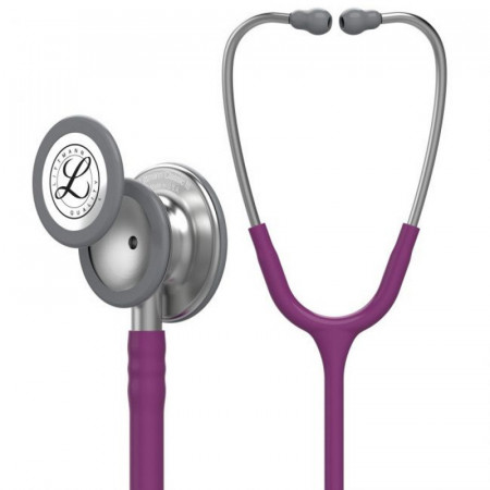 5831 3M Littmann Classic III stetoskops Plum krāsā ar Copper Finish galviņu