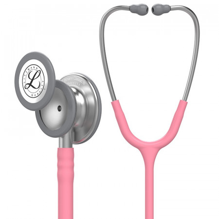 5633 3M Littmann Classic III stetoskops pērļu rozā krāsā ar nerūsējošā tērauda galviņu