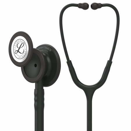 5803 3M Littmann Classic III stetoskops pilnīgi melnā krāsā ar melnu galviņu Black Edition
